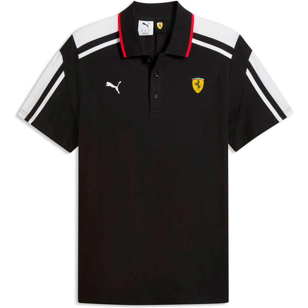 Puma polo manga corta hombre Ferrari MT7 Polo vista detalle