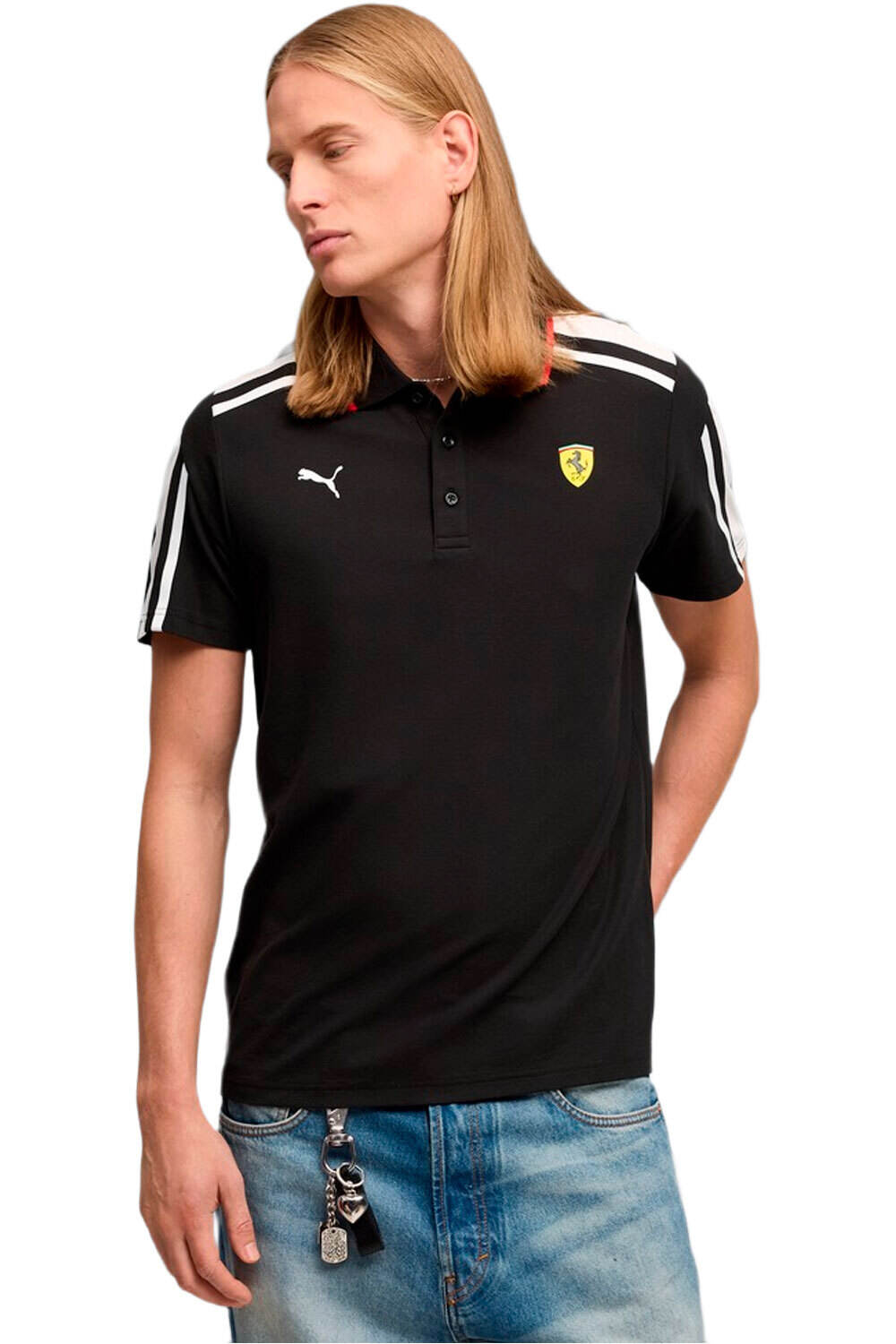 Puma polo manga corta hombre Ferrari MT7 Polo vista frontal