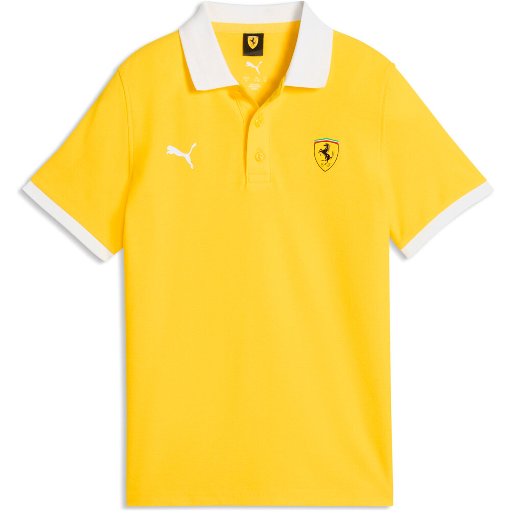 Puma polo manga corta niño Ferrari Race Kids Po vista frontal