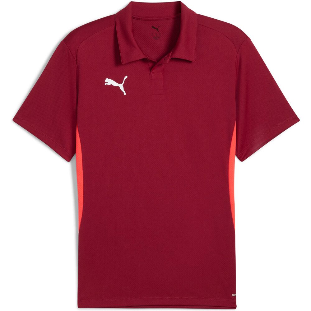 Puma polo tenis manga corta hombre Individual Padel Polo vista frontal