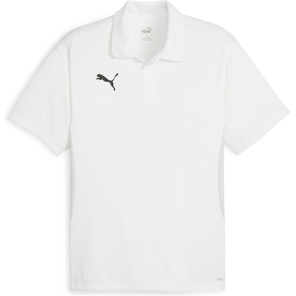 Puma polo tenis manga corta hombre Individual Padel Polo vista frontal