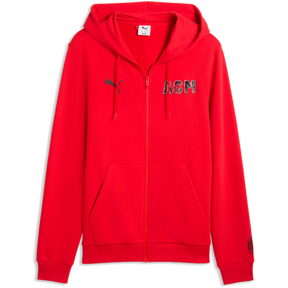 Puma sudadera entrenamiento fútbol ACM FtblCulture Hood vista detalle