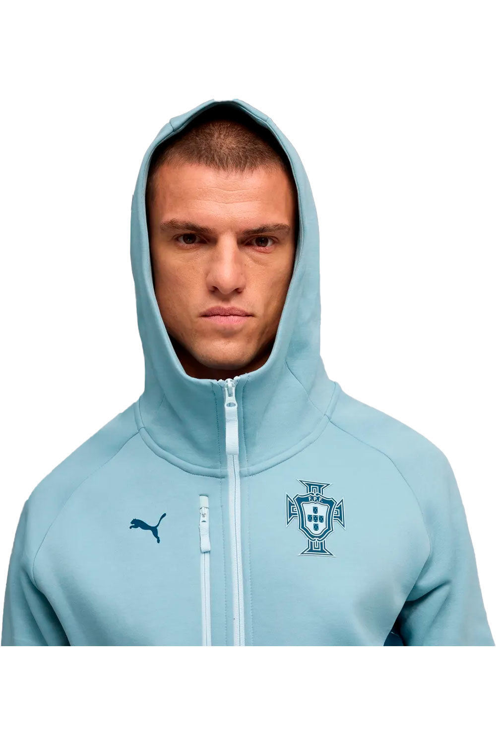 Puma sudadera entrenamiento fútbol FPF PUMATECH FZ Hood 03