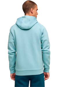 Puma sudadera entrenamiento fútbol FPF PUMATECH FZ Hood vista trasera