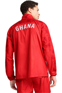 Puma sudadera entrenamiento fútbol GIRONA 25 Prematch Woven Jacket vista trasera