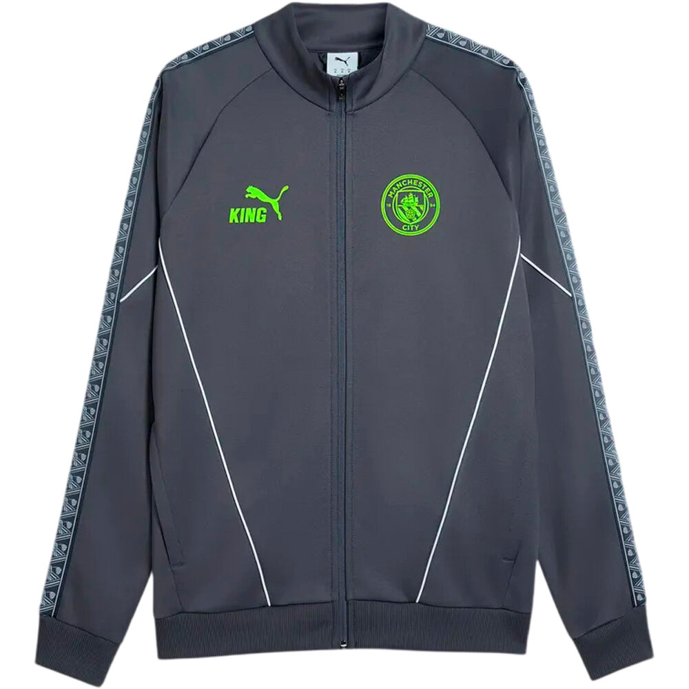Puma sudadera entrenamiento fútbol MCFC KING Anthem Jac vista frontal