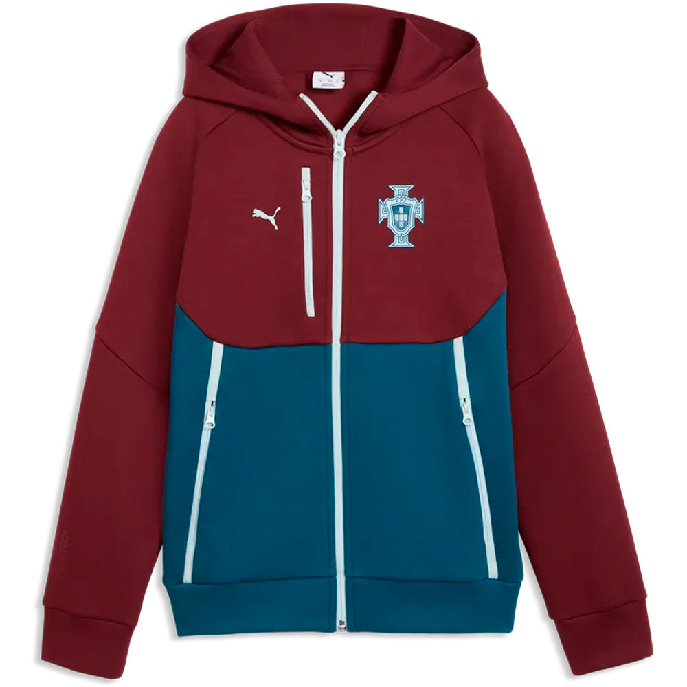 Puma sudadera entrenamiento fútbol niño FPF PUMATECH FZ Hood 03