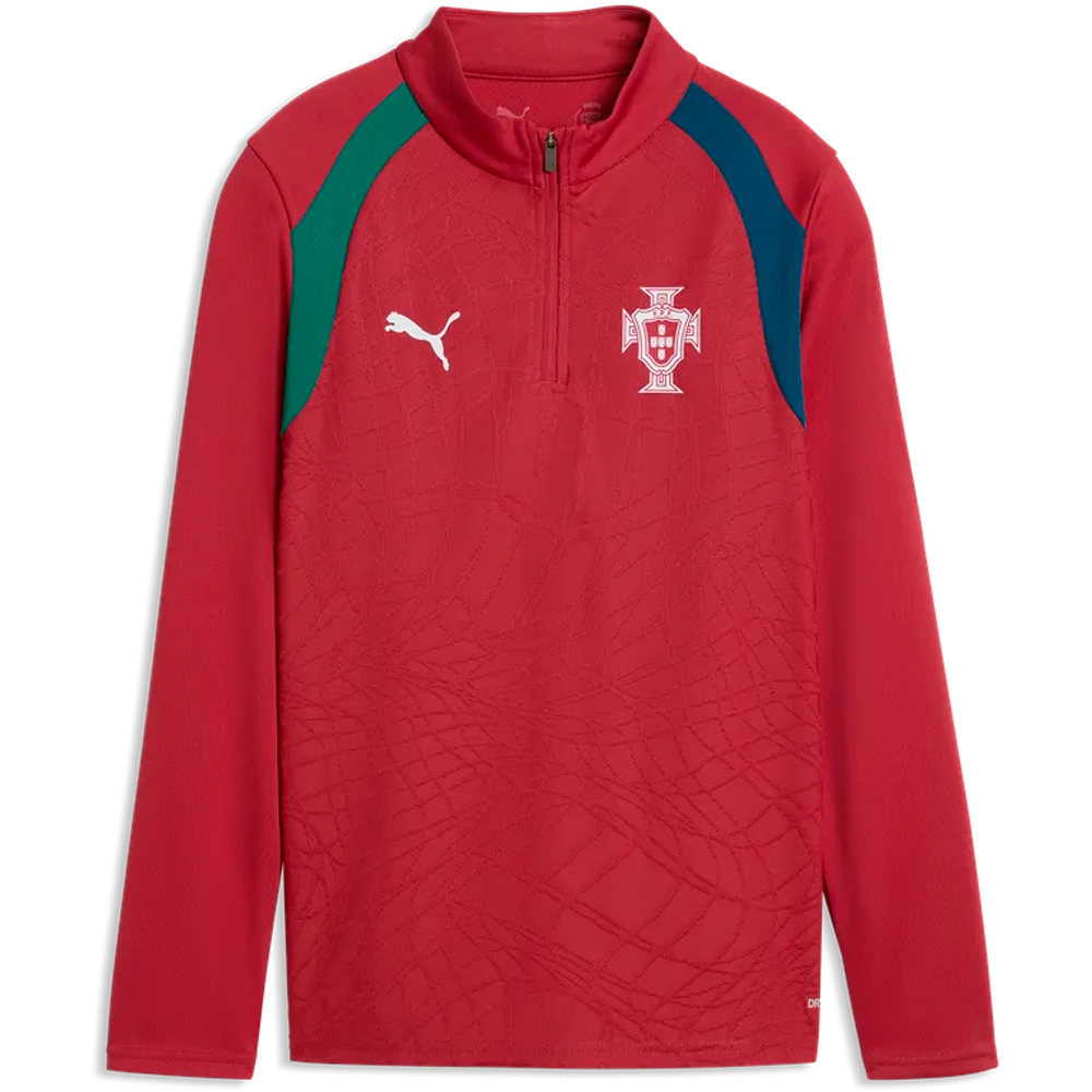 Puma sudadera entrenamiento fútbol niño FPF Training 1/4 Zip 03