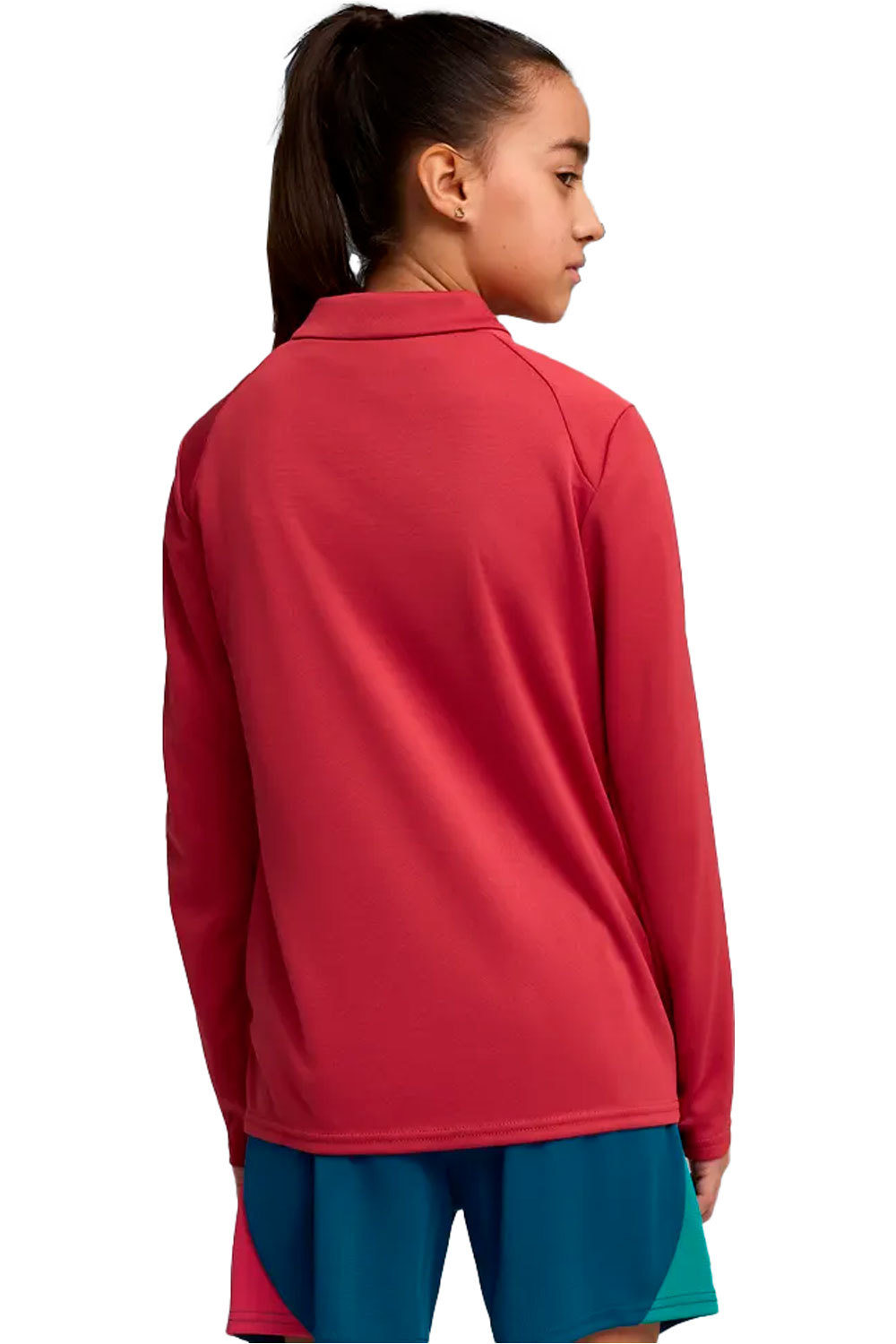 Puma sudadera entrenamiento fútbol niño FPF Training 1/4 Zip vista trasera