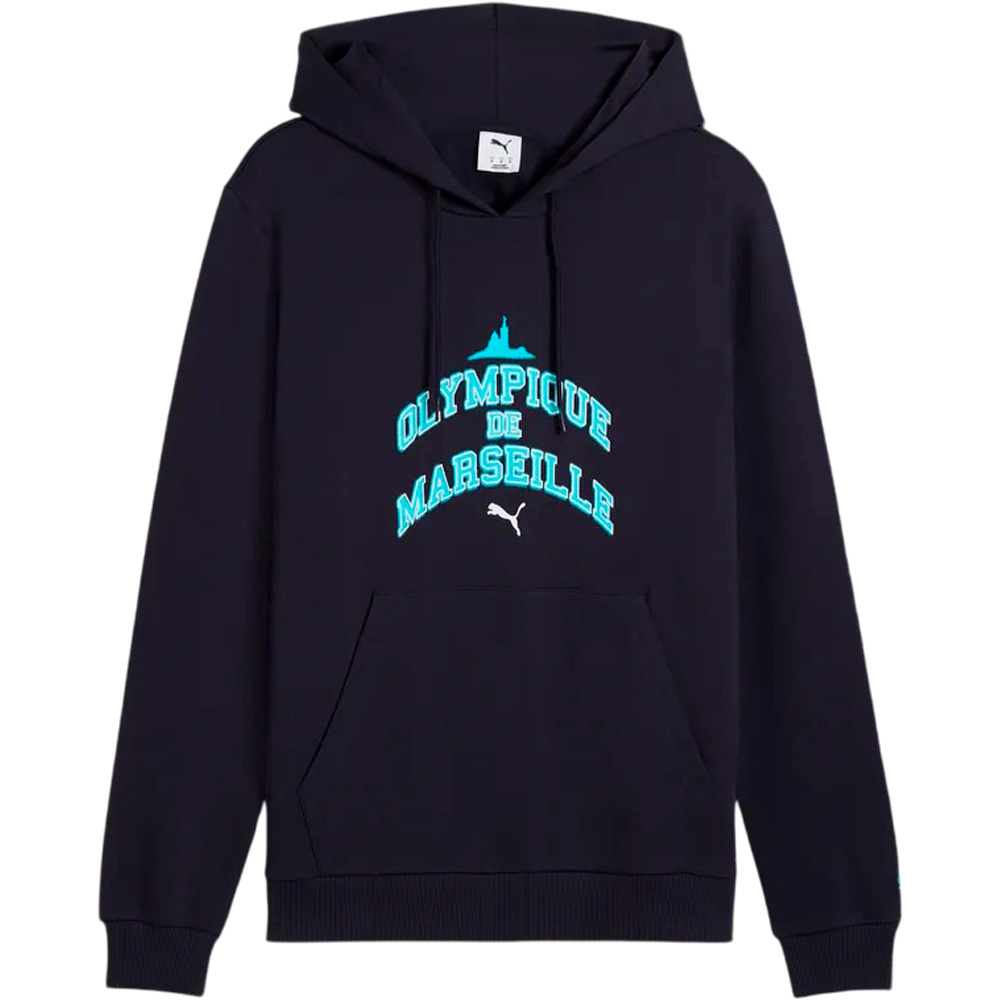 Puma sudadera entrenamiento fútbol OM FtblCulture Hoodi vista frontal