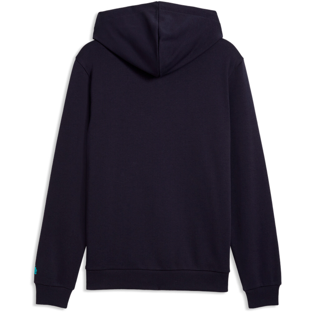 Puma sudadera entrenamiento fútbol OM FtblCulture Hoodi vista trasera