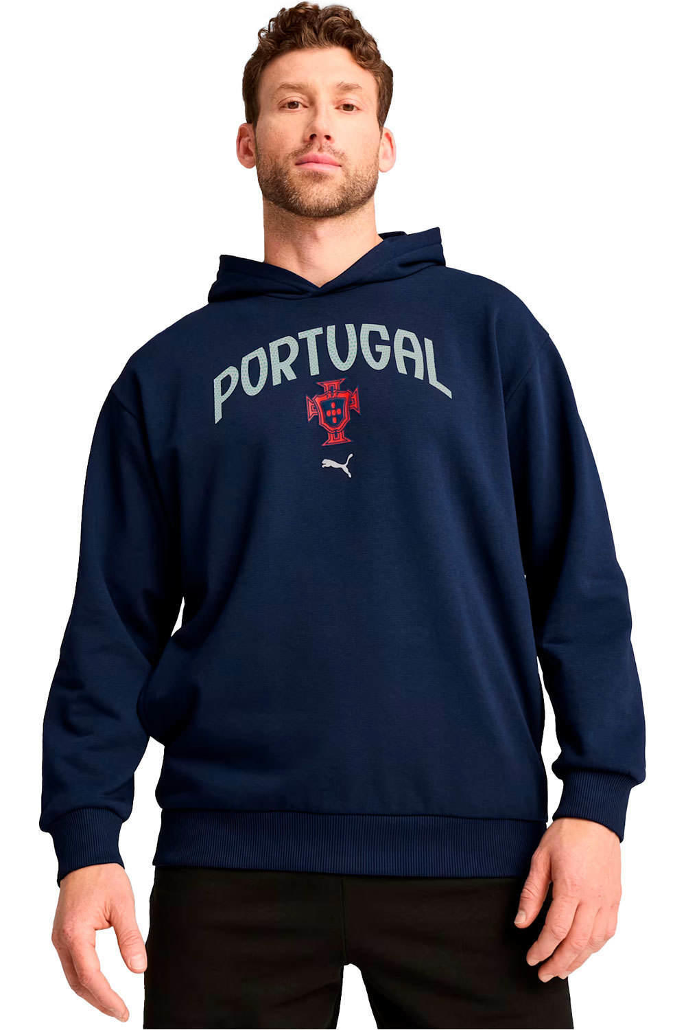 Puma sudadera entrenamiento fútbol PORTUGAL 25 ftblNRGY+ Hoodie vista frontal