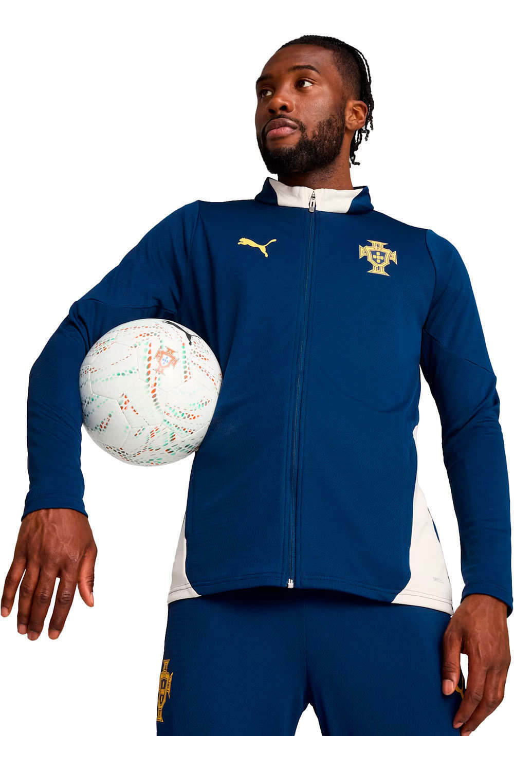 Puma sudadera entrenamiento fútbol PORTUGAL 25 Training Jacket vista frontal