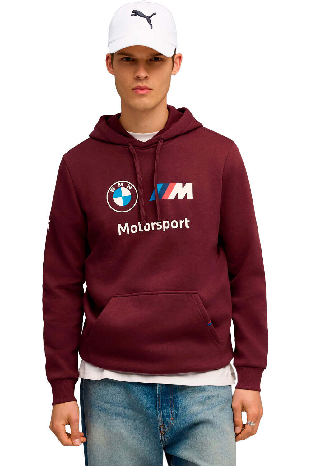 Puma sudadera hombre BMW MMS ESS Hoodie F vista frontal