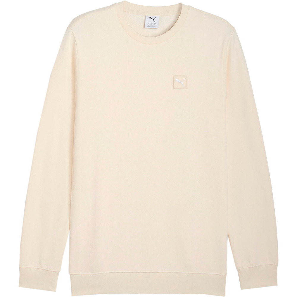 Puma sudadera hombre ESS ELEVATED Crew FL vista frontal