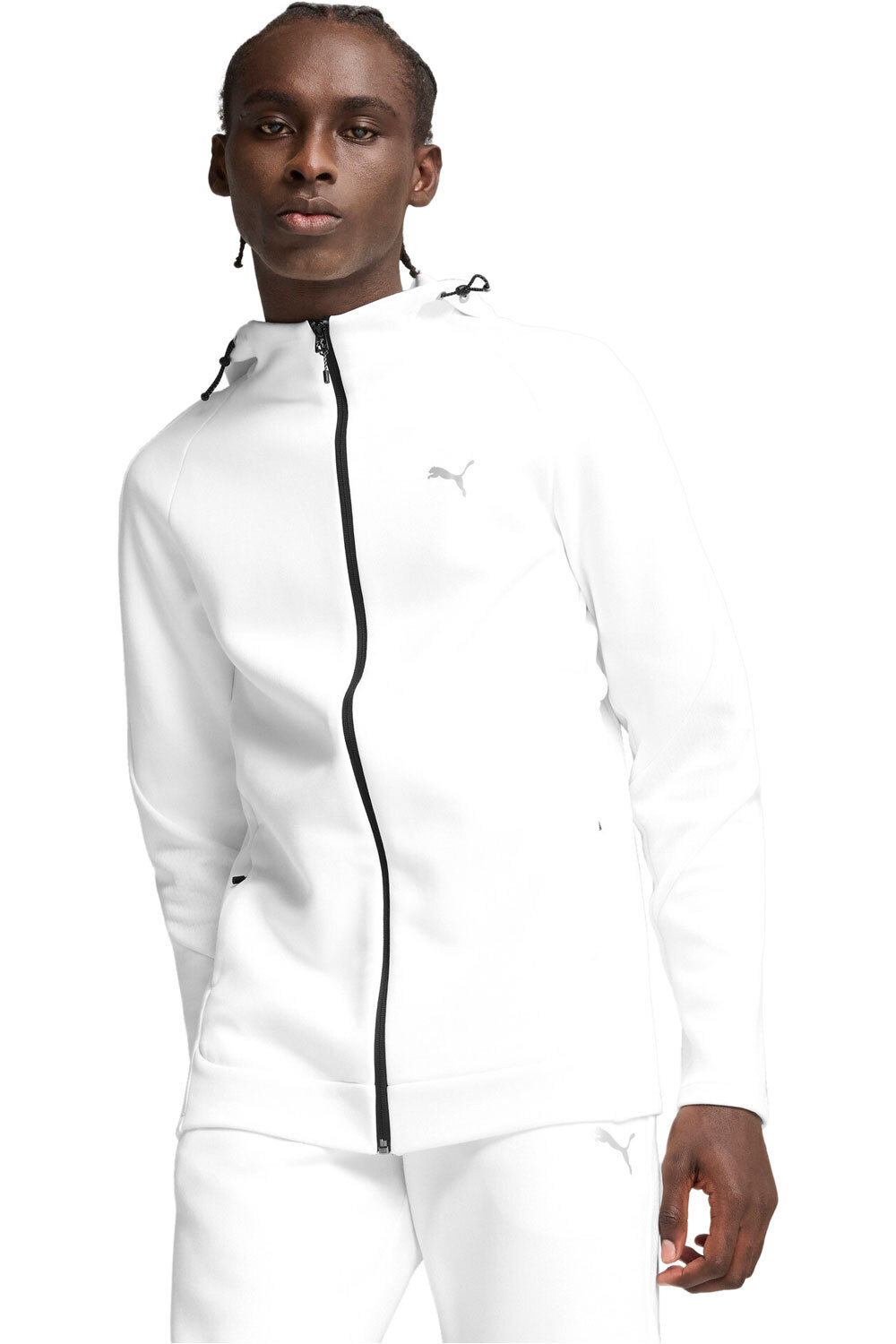 Puma sudadera hombre EVOSTRIPE Full-Zip H vista frontal