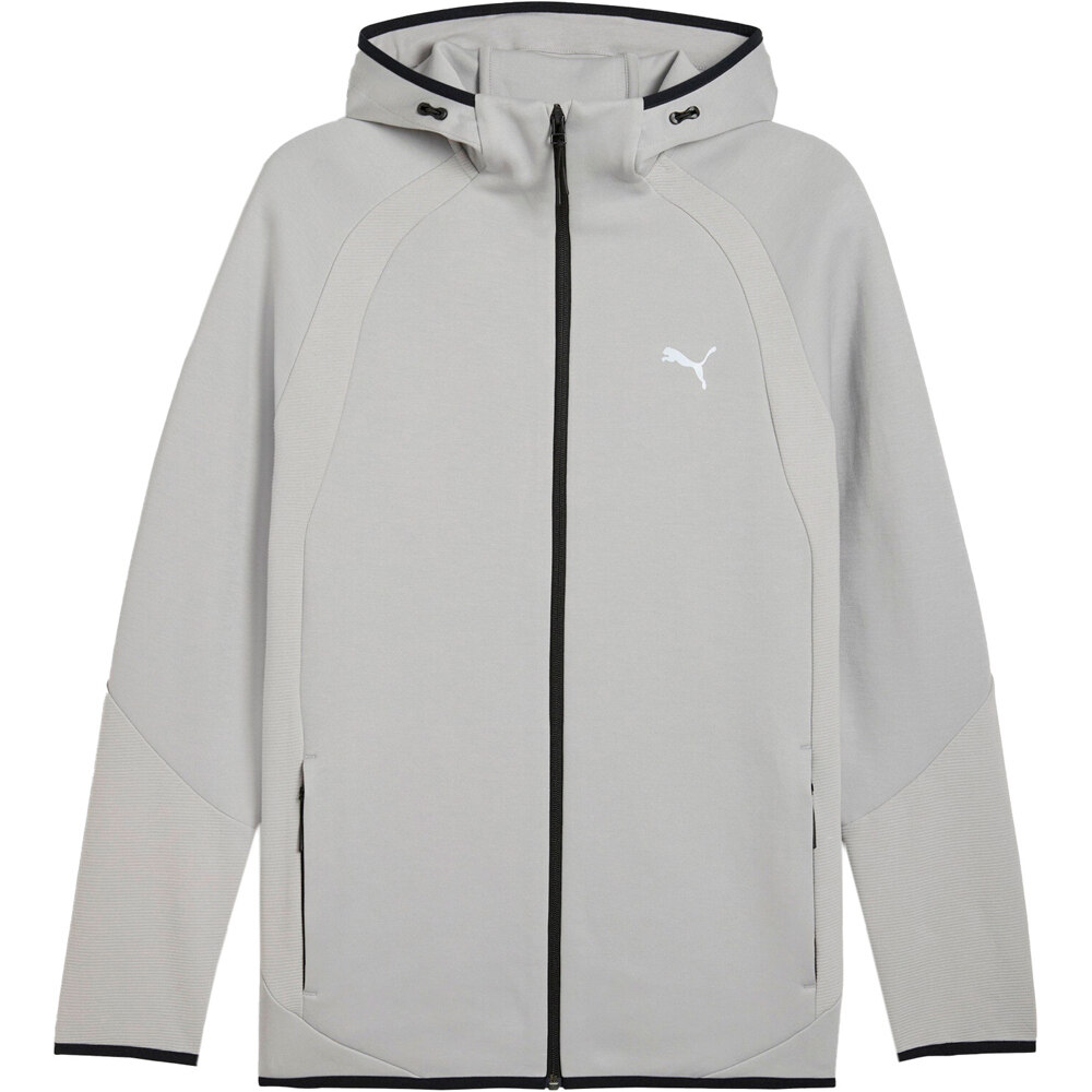 Puma sudadera hombre EVOSTRIPE FZ Hoodie vista detalle