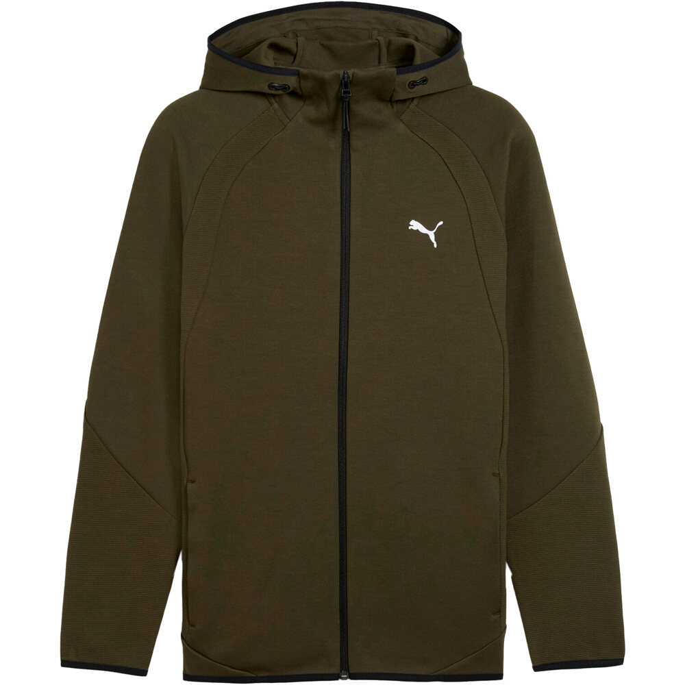 Puma sudadera hombre EVOSTRIPE FZ Hoodie vista detalle