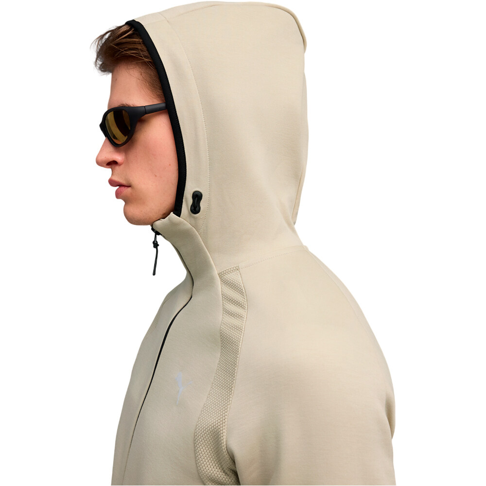 Puma sudadera hombre EVOSTRIPE FZ Hoodie vista detalle
