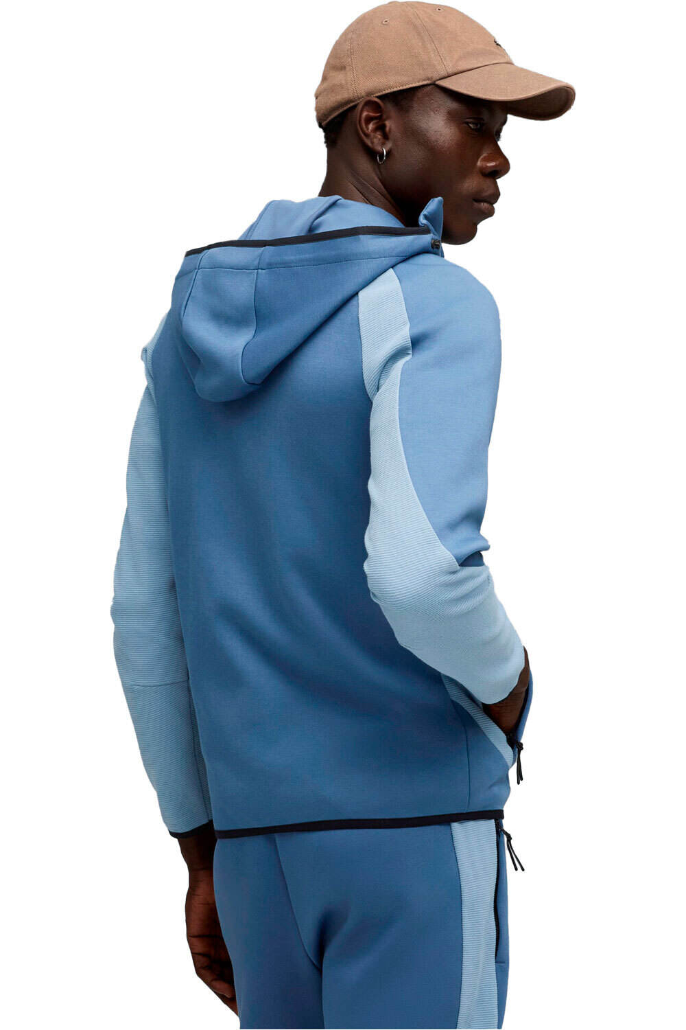 Puma sudadera hombre EVOSTRIPE FZ Hoodie vista trasera