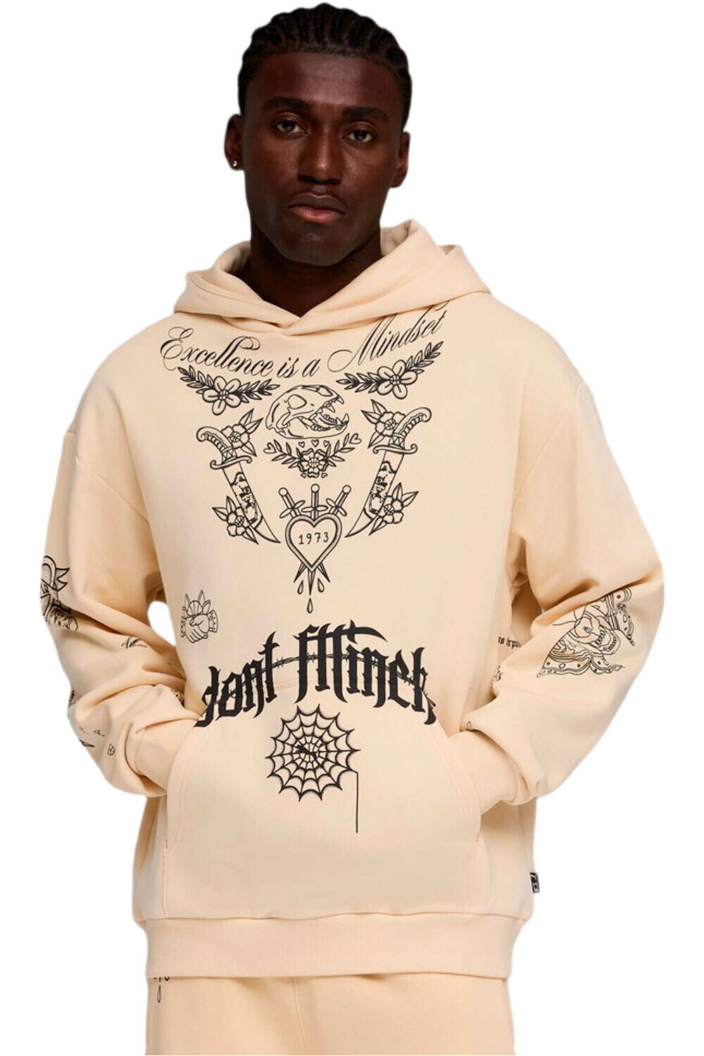 Puma sudadera hombre Swish N' Ink Hoodie vista frontal