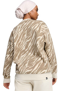 Puma sudadera mujer ESS+ ANIMAL AOP Crew vista trasera