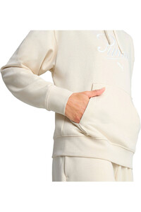 Puma sudadera mujer ESS SCRIPT Comfort H vista detalle