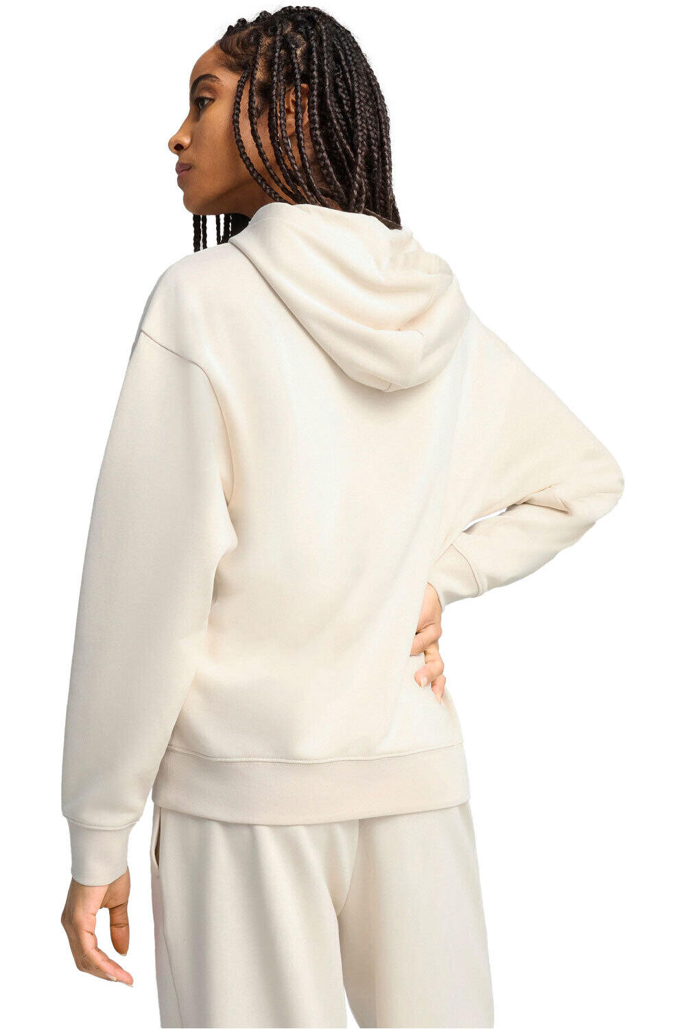 Puma sudadera mujer ESS SCRIPT Comfort H vista trasera