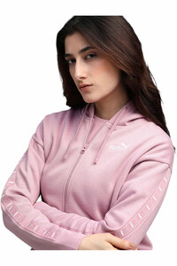 Puma sudadera mujer ESS TAPE Relaxed Ful vista trasera