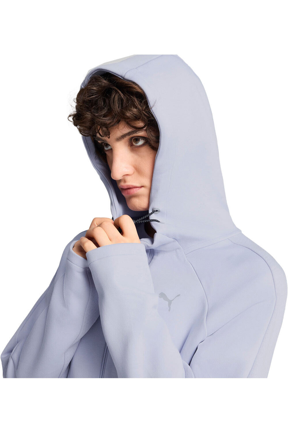 Puma sudadera mujer EVOSTRIPE Full-Zip H vista detalle