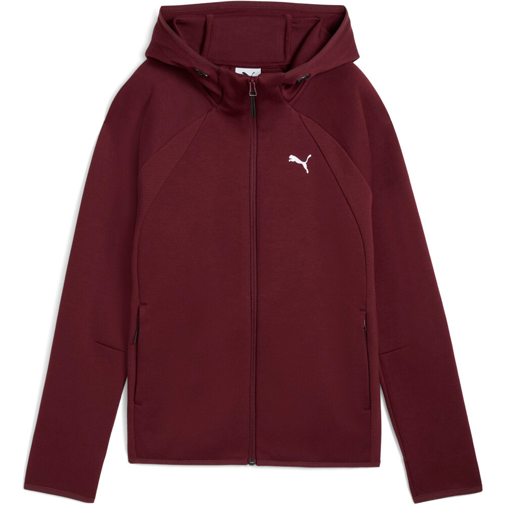 Puma sudadera mujer EVOSTRIPE Full-Zip H vista detalle