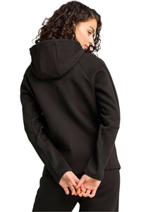 Puma sudadera mujer EVOSTRIPE Full-Zip H vista trasera