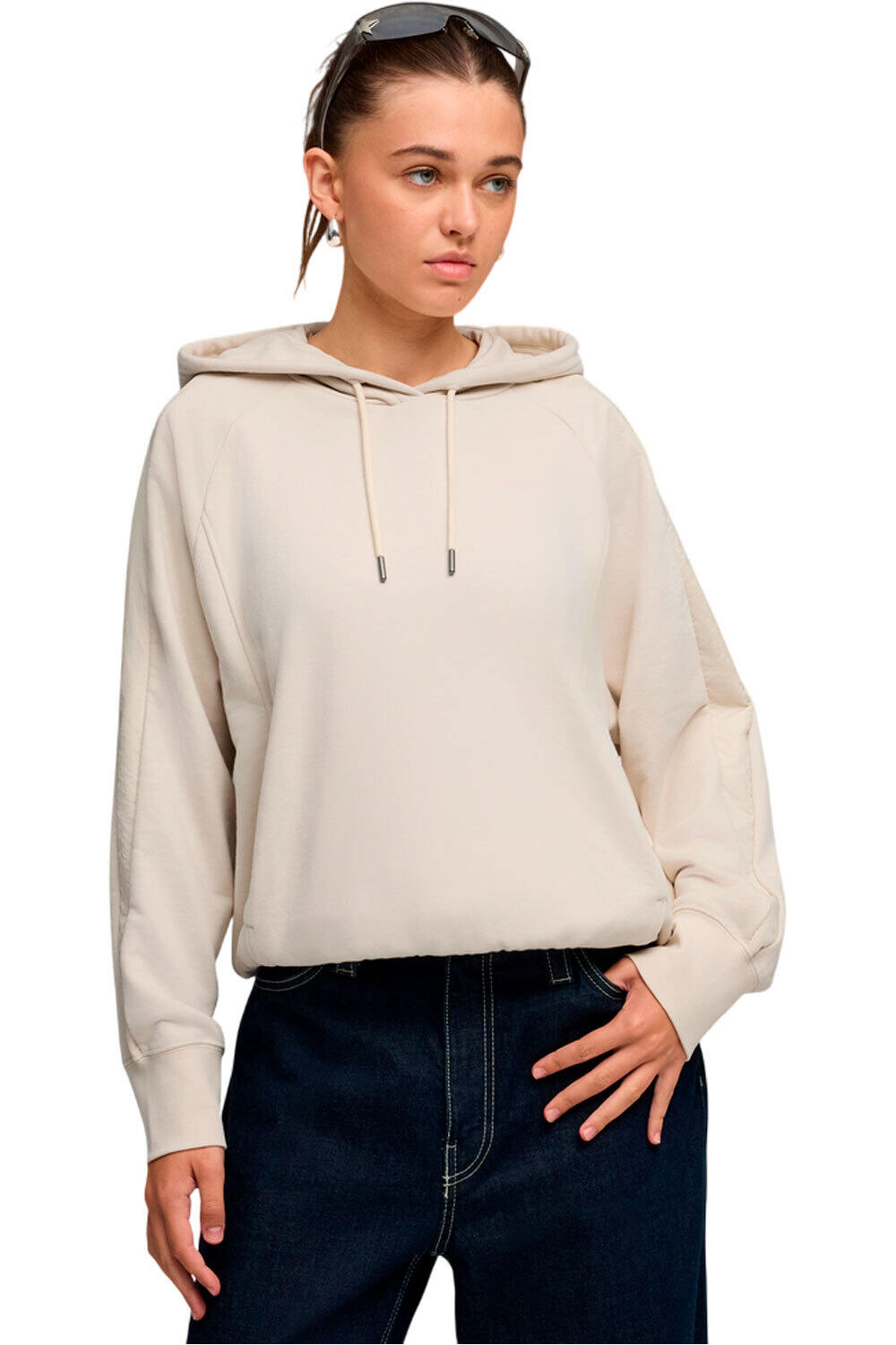 Puma sudadera mujer HER Oversized Hoodie vista frontal