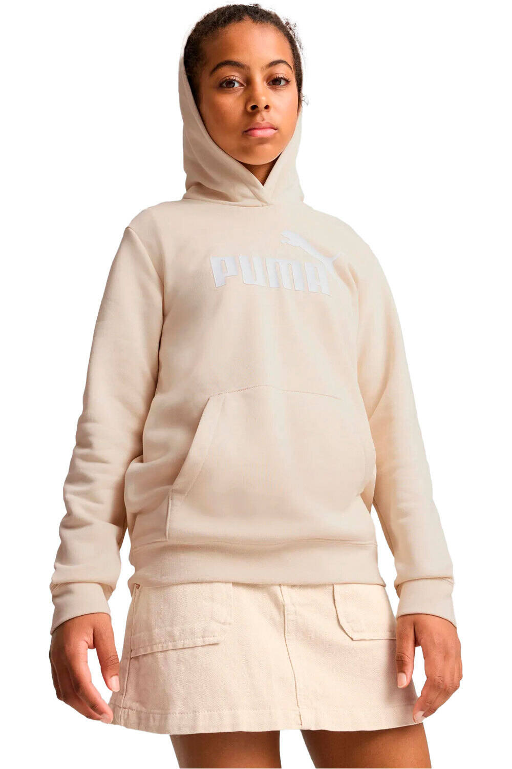 Puma sudadera niña ESS No. 1 Logo Hoodi vista frontal