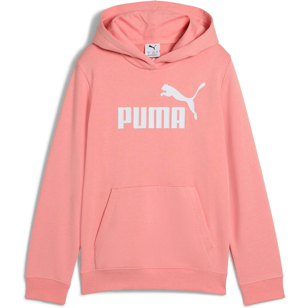 Puma sudadera niña ESS No. 1 Logo Hoodie TR G vista detalle