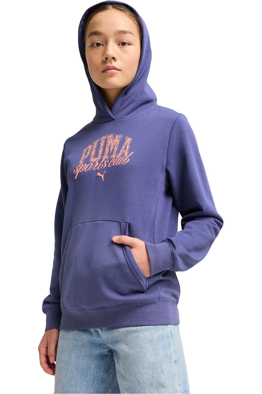 Puma sudadera niña PUMA CLASS Hoodie TR G vista frontal