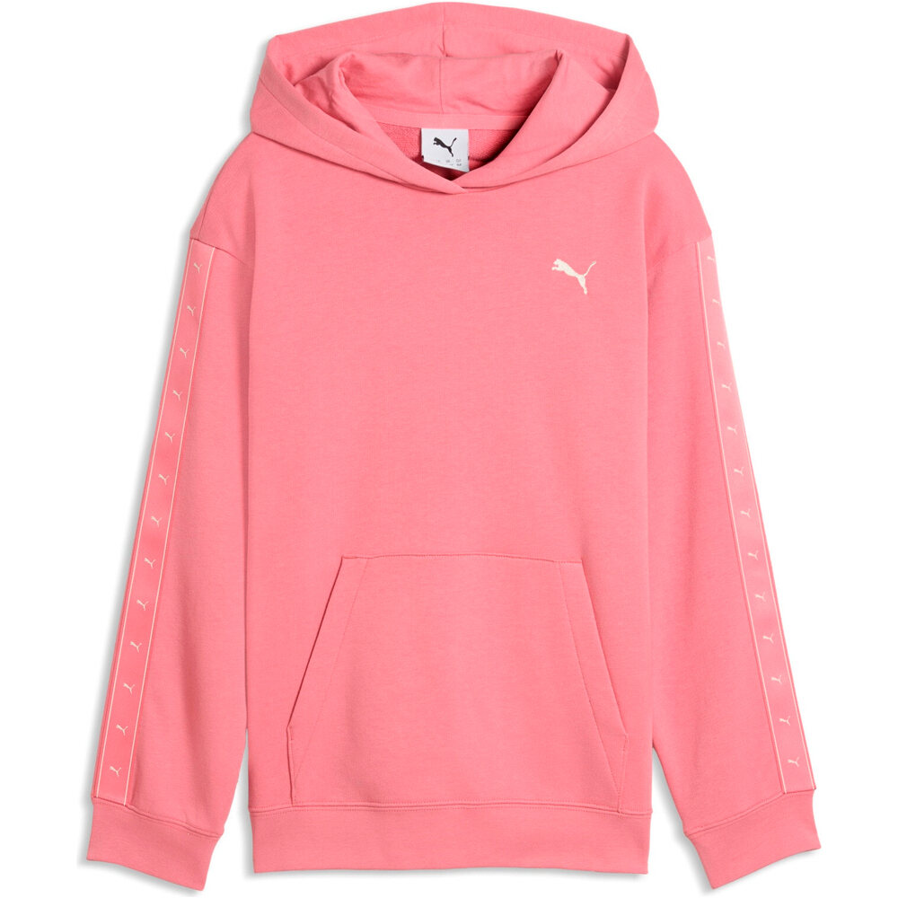 Puma sudadera niña X_ESS TAPE Relaxed Hoo vista detalle