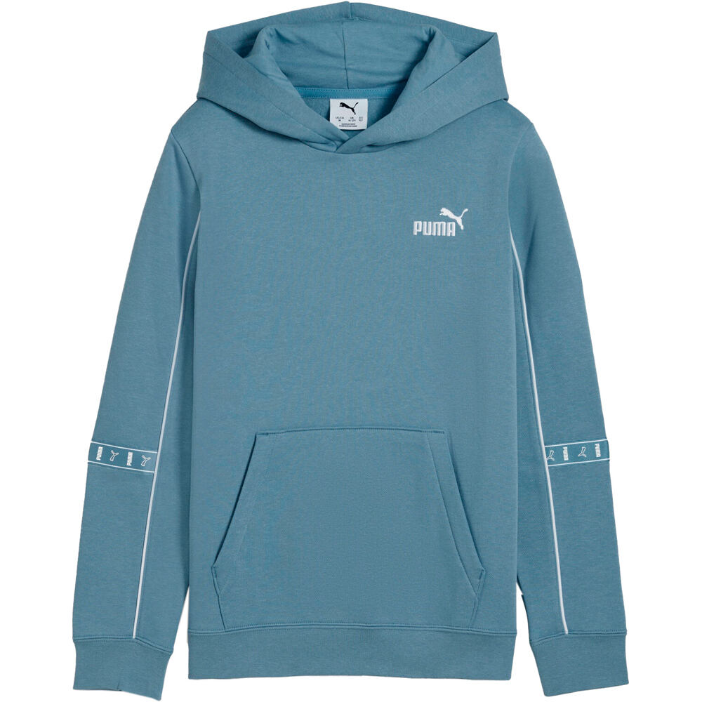 Puma sudadera niño ESS TAPE Layout Hood vista frontal
