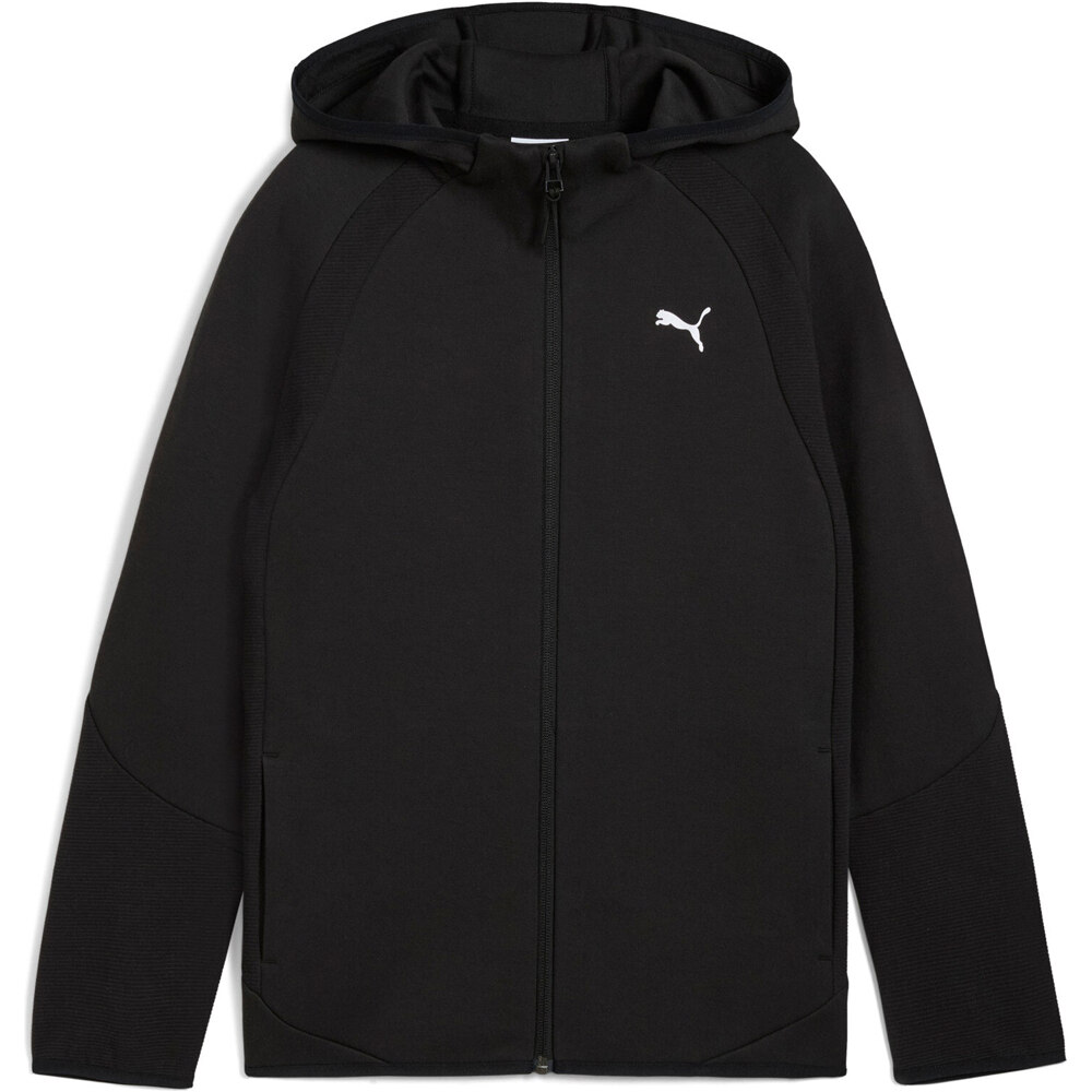 Puma sudadera niño EVOSTRIPE Full-Zip H vista detalle