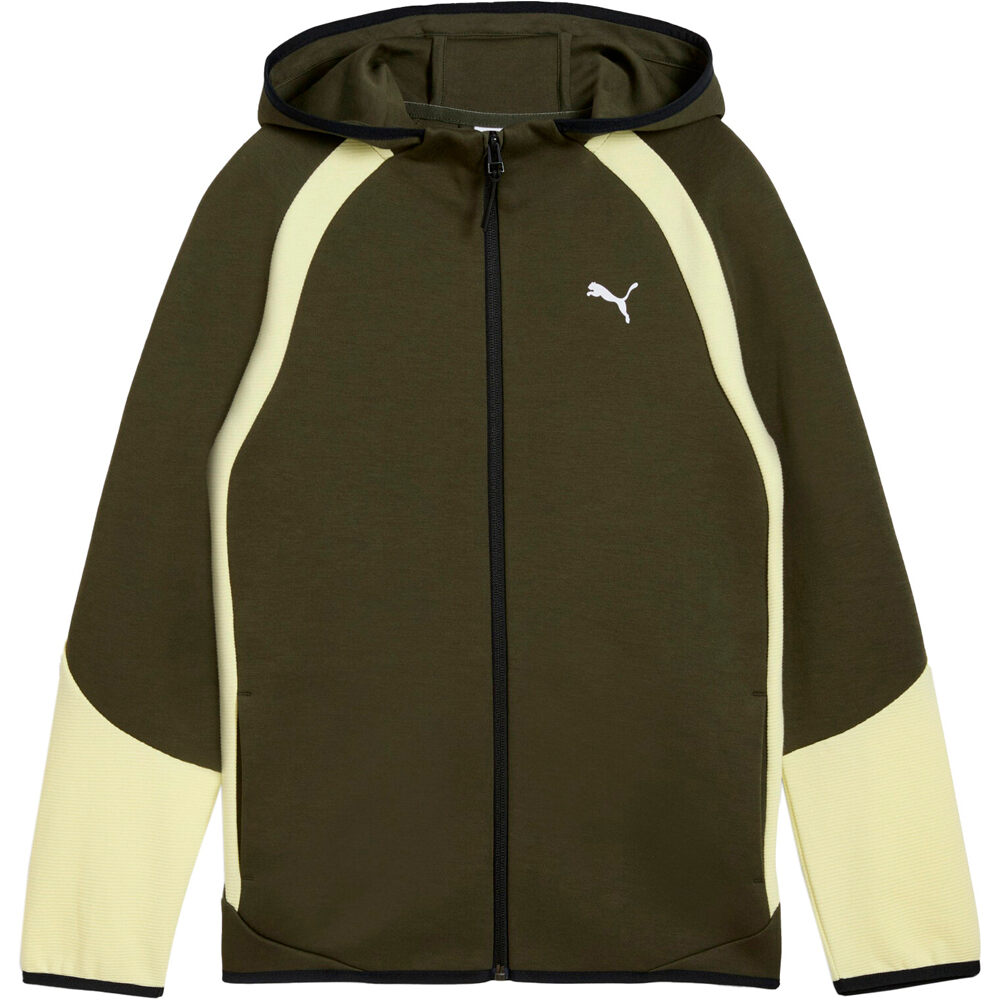 Puma sudadera niño EVOSTRIPE Full-Zip H vista detalle