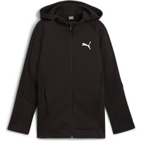 Puma sudadera niño EVOSTRIPE FZ Hoodie vista detalle