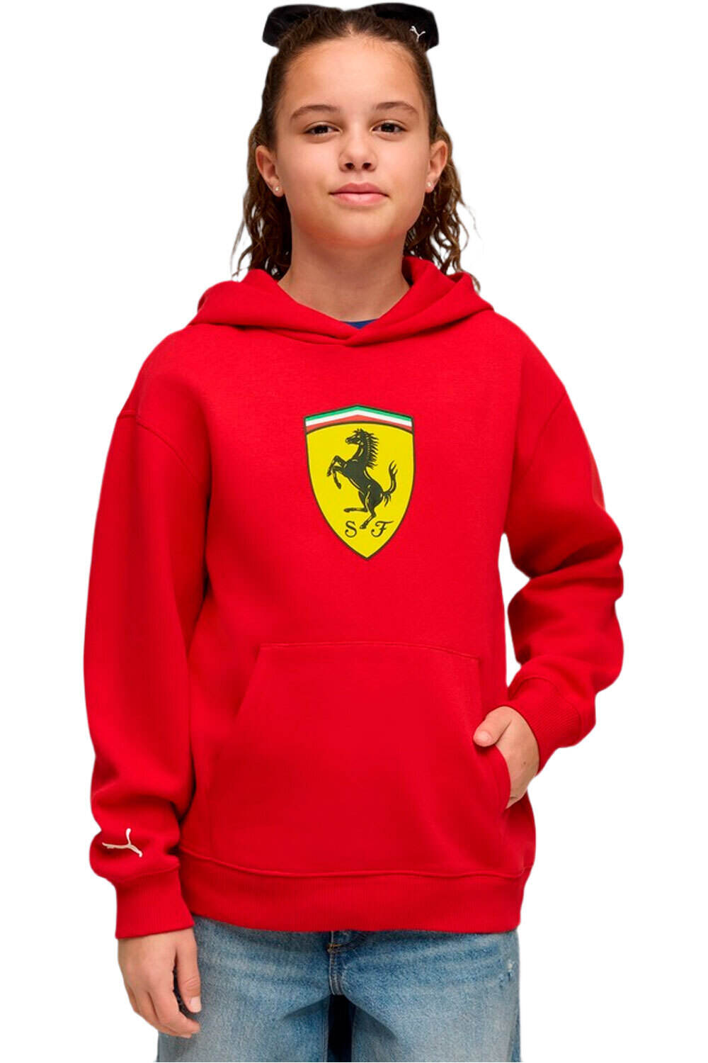 Puma sudadera niño Ferrari Kids Colored vista frontal
