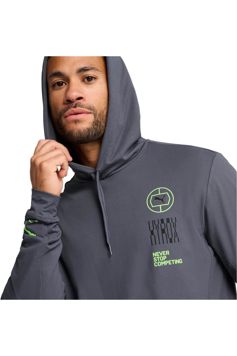 Puma sudaderas deportivas hombre M PUMA x HYROX Cloud vista detalle