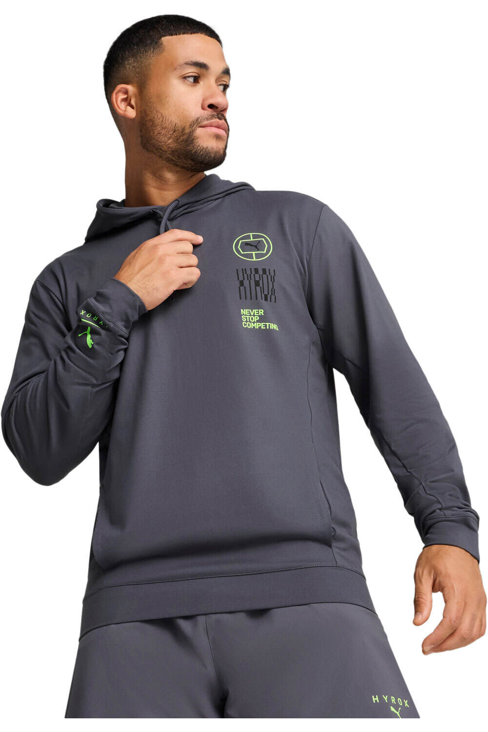 Puma sudaderas deportivas hombre M PUMA x HYROX Cloud vista frontal