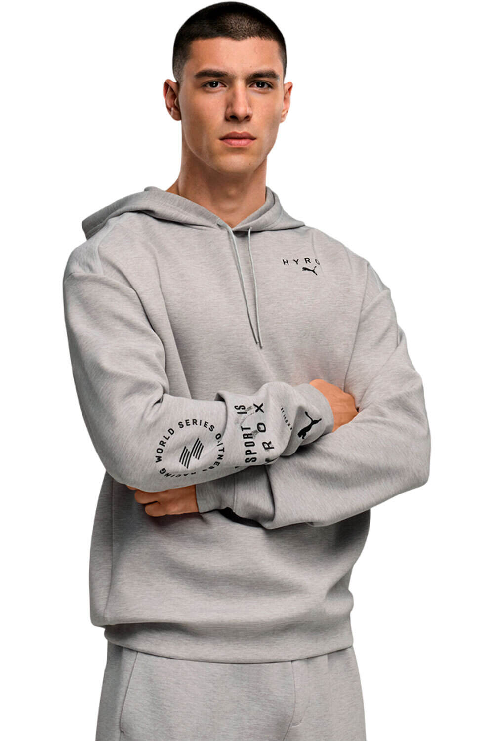 Puma sudaderas deportivas hombre M PUMA X HYROX CLOUD vista frontal