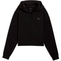 Puma sudaderas deportivas mujer W Cloudspun FZ Hoodi vista detalle