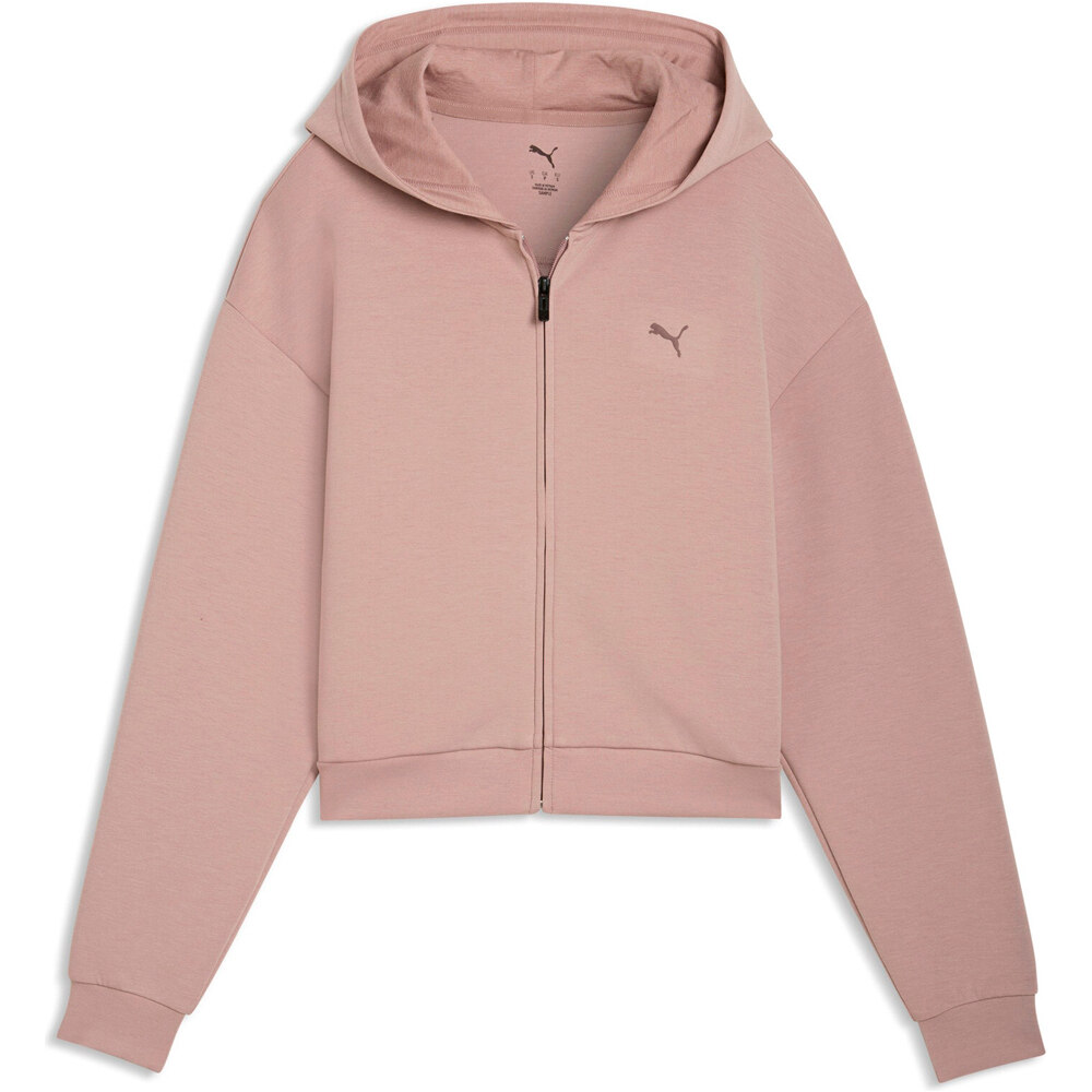 Puma sudaderas deportivas mujer W Cloudspun FZ Hoodi vista detalle