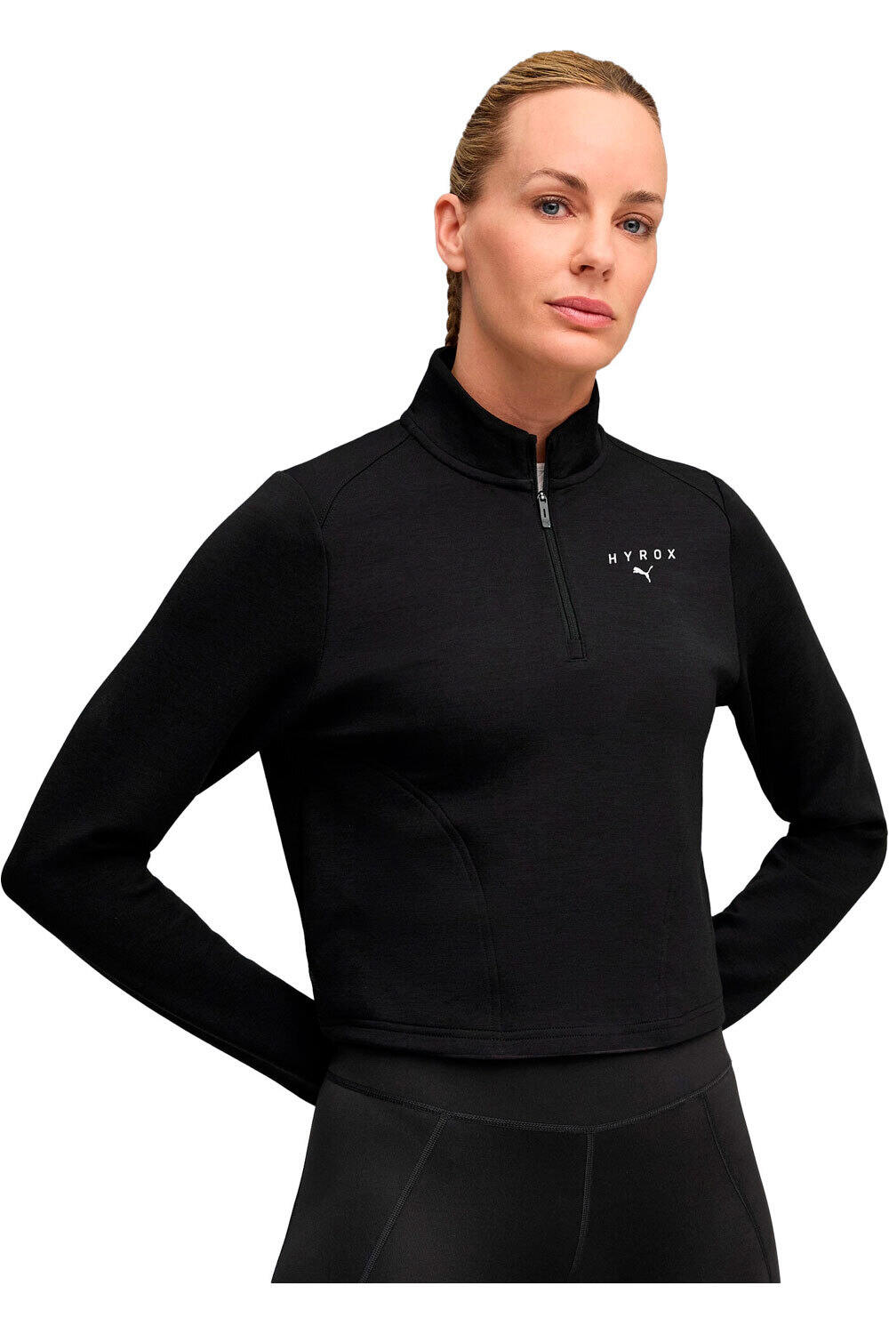 Puma sudaderas deportivas mujer W PUMA x HYROX CLOUD vista frontal