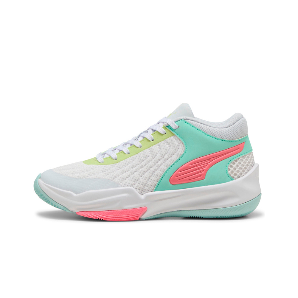 Puma zapatilla baloncesto niños COURT PRO 2 JR BLVE lateral exterior