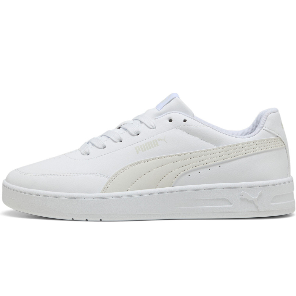 Puma zapatilla moda hombre Court Classic Clean lateral exterior